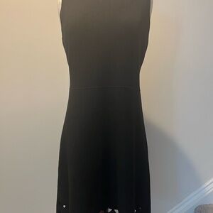 Elegant Black Cut-out Dress